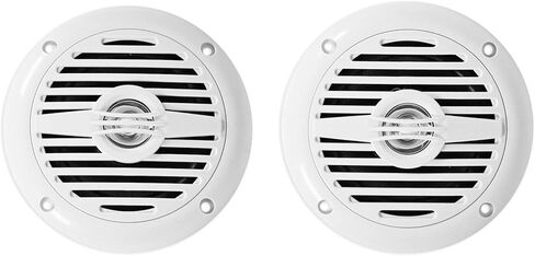 Rockville MS40W 4" 200W Peak/50W RMS Marine Boat Speakers, 4 Ohm, IP56 Waterproof, Anti-UV ABS Build, Mylar Tweeter, Compact for Boats and Outdoor Use, 4-Piece in Saudi Arabia