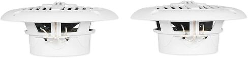 Rockville MS40W 4" 200W Peak/50W RMS Marine Boat Speakers, 4 Ohm, IP56 Waterproof, Anti-UV ABS Build, Mylar Tweeter, Compact for Boats and Outdoor Use, 4-Piece in Saudi Arabia