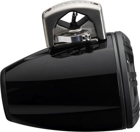 Kicker 51KMTCXL8 8" RGB LED Horn Loaded Compression Driver Marine Tower Speakers, Pair, Black (Renewed) in Saudi Arabia