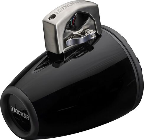 Kicker 51KMTCXL8 8" RGB LED Horn Loaded Compression Driver Marine Tower Speakers, Pair, Black (Renewed) in Saudi Arabia
