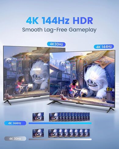منصة Switch 2 مع كابل HDMI 2.1 مدمج بطول 6 أقدام، ومحطة إرساء تلفزيون USB C محمولة 4K@120 هرتز لجهاز Nintendo Switch 2، ومنصة سفر صغيرة من الألومنيوم بقدرة 100 واط لـ Switch 2، وسطح البخار، وROG Ally in Kuwait