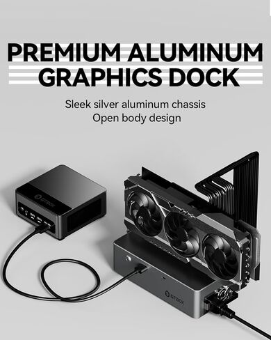 قاعدة G-DockEGU Dock مع PSU بقدرة 800 وات، ومنفذ OCuLink+USB4 وTGX Hot Swap، تدعم ما يصل إلى 600 وات من دعمEGU (لا تدعم 5090,5090D) in Kuwait