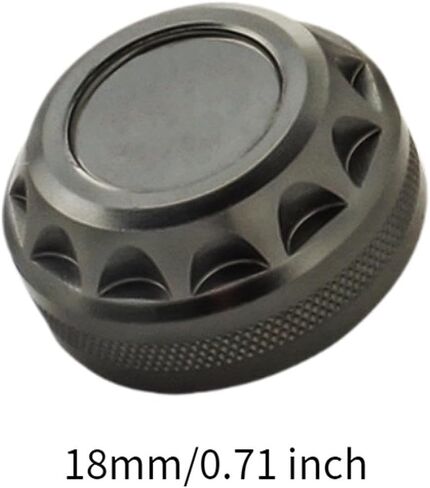 Aluminum Alloy Screw-in Handle Cap for Reel, Fishing Reel Accessory, and Fishing Reel Brands, 21mm, Lightweight, Oxidation-Resistant, Upgraded Replacement in Saudi Arabia