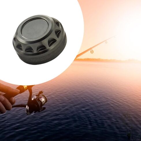 Aluminum Alloy Screw-in Handle Cap for Reel, Fishing Reel Accessory, and Fishing Reel Brands, 21mm, Lightweight, Oxidation-Resistant, Upgraded Replacement in Saudi Arabia