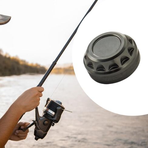 Aluminum Alloy Screw-in Handle Cap for Reel, Fishing Reel Accessory, and Fishing Reel Brands, 21mm, Lightweight, Oxidation-Resistant, Upgraded Replacement in Saudi Arabia