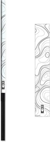 Bohning 7" Topographical Arrow Wraps, Small, White in Saudi Arabia