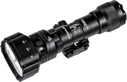 Streamlight 88138 ProTac Rail Mount VIR Pro 1100-Lumen 40,000-Candela ضوء سلاح قابل لإعادة الشحن، أبيض وإضاءة IR، متوافق مع Picatinny وM-LOK، أسود in Saudi Arabia