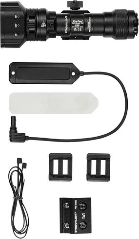 Streamlight 88138 ProTac Rail Mount VIR Pro 1100-Lumen 40,000-Candela ضوء سلاح قابل لإعادة الشحن، أبيض وإضاءة IR، متوافق مع Picatinny وM-LOK، أسود in Saudi Arabia