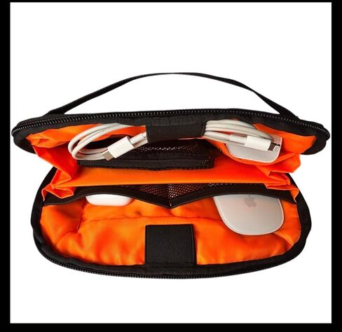 Nomad Tech Travel Organizer – Compact Cable & Charger Organizer with High-Visibility Interior, Travel Tech Pouch for Cords, Chargers & Accessories in Saudi Arabia