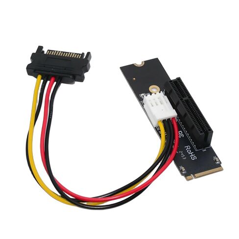 Cablecc M.2 M-Key NVMe NGFF إلى PCI-E X1 X4 X8 X16 كابل بطاقة الرسومات تمديد محول PCI-Express لـ M2 2260 2280 in Kuwait
