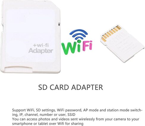 Fdit Storage Card WiFi Adapter, Efficient Multi Device Connection Wireless Network Adapters with Multiple Compatible Formats for Phone Tablet in Saudi Arabia