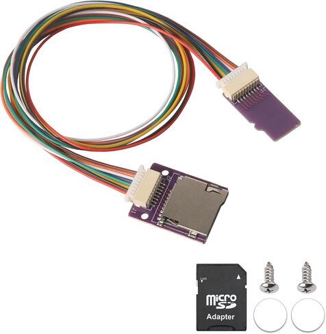 19.7in/50cm Micro SD Card Extension Cable Adapter TF Card Adapter PVC Micro SDHC Card Reader Extension Wire in Saudi Arabia