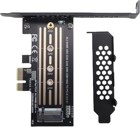 بطاقة محول M.2 NVME إلى PCIe X1 5.0، محول سرعة ثابت 32 جيجابت في الثانية، بطاقة توسيع M2 إلى NVME مع دعم 10 11 in Kuwait