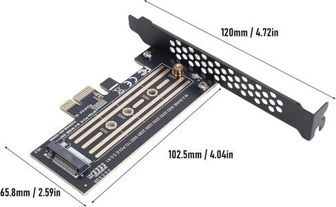 بطاقة محول M.2 NVME إلى PCIe X1 5.0، محول سرعة ثابت 32 جيجابت في الثانية، بطاقة توسيع M2 إلى NVME مع دعم 10 11 in Kuwait