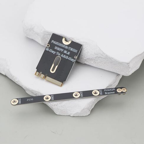 محول M.2 WiFi إلى Nvme SSD يدعم بروتوكول Nvme، PCIe4.0 إلى M2 NGFF Key A+E7210 متوافق مع 2230/2242/2260/2280 in Kuwait
