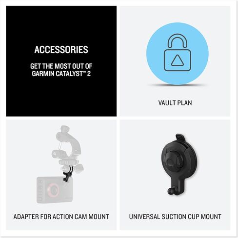 Garmin Catalyst 2 Race Track Driving Performance Optimizer, On-Track Coaching, True Optimal Lap Technology, Detailed Performance Data Review Bundle with Accessories in Saudi Arabia