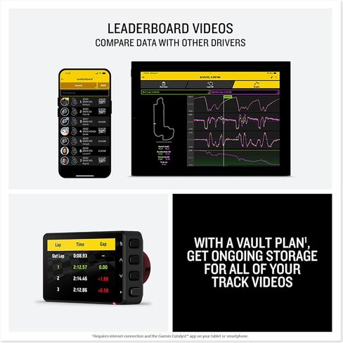 Garmin Catalyst 2 Race Track Driving Performance Optimizer, On-Track Coaching, True Optimal Lap Technology, Detailed Performance Data Review Bundle with Accessories in Saudi Arabia