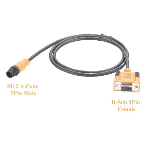 M12 رمز 5Pin ذكر إلى DB9 أنثى CAN كابل مسجل بيانات الحافلة IP67 NMEA2000 M12 إلى D-Sub 9Pin RS232 محول الكابل التسلسلي لشبكة CANOpen DeviceNet (1M/3.28FT) in Kuwait