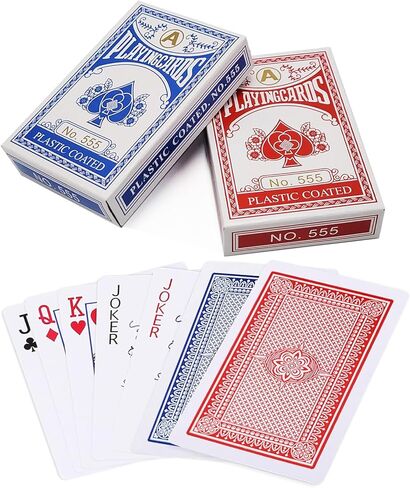 The Dreidel Company Playing Cards Deck, 2.25 Inch x 3.5 Inch (2-Pack) in Saudi Arabia