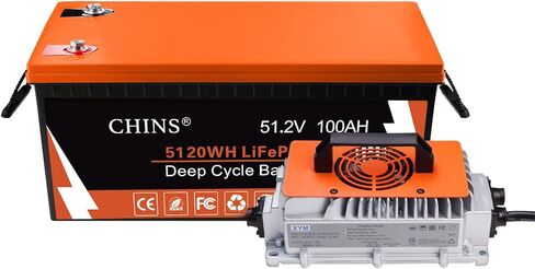 CHINS 48V 18A Lithium Battery Charger, Including 0V Charging Function, 58.4V 18A LiFePO4 Battery Charger, Special for 48V LiFePO4 Battery in Saudi Arabia