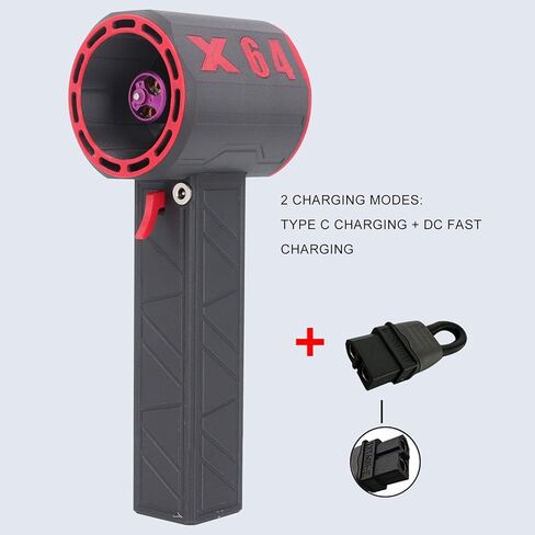 1400g Thrust, Cordless Air Duster Handheld Fan Blower with 8000mAh Battery, Brushless Motor for Industrial Cleaning Dust Removal, Suitable for Home and Outdoor Use (US Plug) in Saudi Arabia