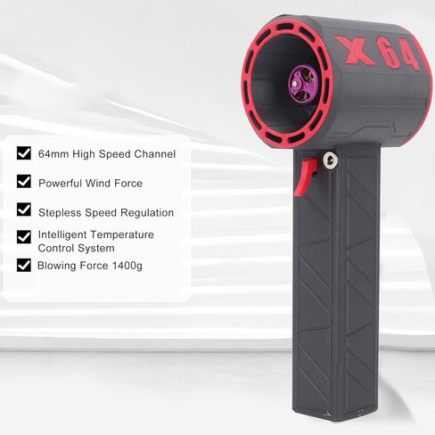 1400g Thrust, Cordless Air Duster Handheld Fan Blower with 8000mAh Battery, Brushless Motor for Industrial Cleaning Dust Removal, Suitable for Home and Outdoor Use (US Plug) in Saudi Arabia