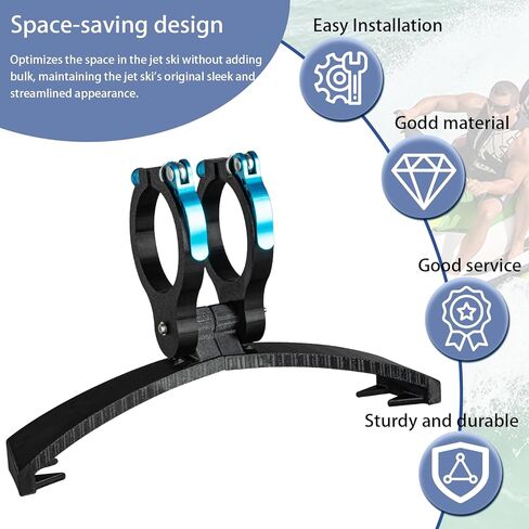 Bluetooth Speaker Mount, Compatible with JBL Speakers & Sea-Doo GTI (2011-2019) - Solid Locking Design Prevents Falling Off at High Speed, for Sea-Doo Accessories in Saudi Arabia