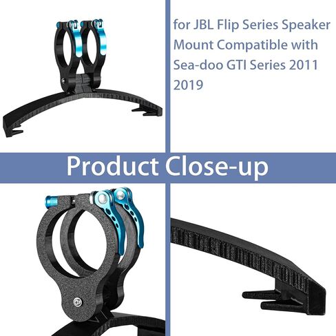 Bluetooth Speaker Mount, Compatible with JBL Speakers & Sea-Doo GTI (2011-2019) - Solid Locking Design Prevents Falling Off at High Speed, for Sea-Doo Accessories in Saudi Arabia