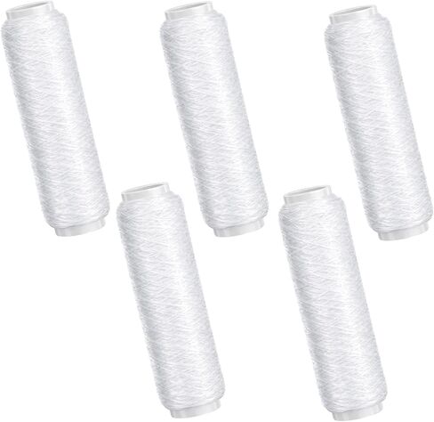 5 Pcs Fishing Bait String, Nylon Invisible Fishing Thread Elastic Clear Fishing Line 0.2mm 820FT Per Spool Stretchy Fish Wire for Salmon Sturgeon Catfish Bass in Saudi Arabia