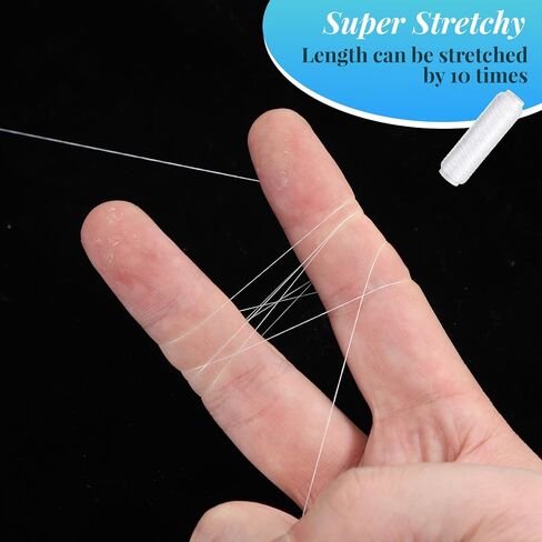 5 Pcs Fishing Bait String, Nylon Invisible Fishing Thread Elastic Clear Fishing Line 0.2mm 820FT Per Spool Stretchy Fish Wire for Salmon Sturgeon Catfish Bass in Saudi Arabia