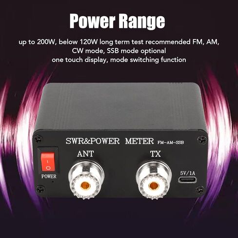 SWR Meter, Standing Meter 120W FM AM CW SSB Short for Electric Power Measurement in Saudi Arabia
