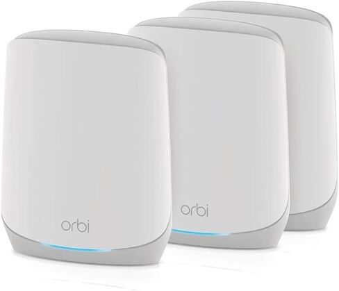 Netgear RBK763S-100NAS Orbi Tri-Band WiFi 6 Mesh System Router + 2 قمر صناعي in Kuwait
