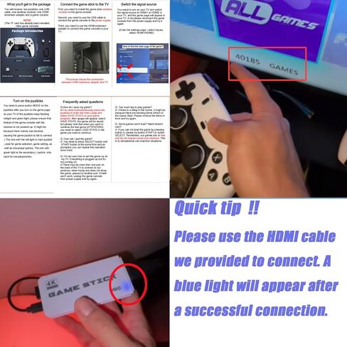 M15 2026 ترقية Retro Game Stick Pro، 128 جيجابايت، وحدة تحكم ألعاب قديمة، التوصيل والتشغيل لأجهزة الكمبيوتر التلفزيونية in Saudi Arabia