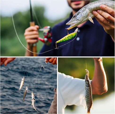 3 PCS Fishing Thread Elastic Fishing String Line Invisible Bait Thread 0.2mm Length 656 Feet per Spool for Salmon Sturgeon Bass in Saudi Arabia