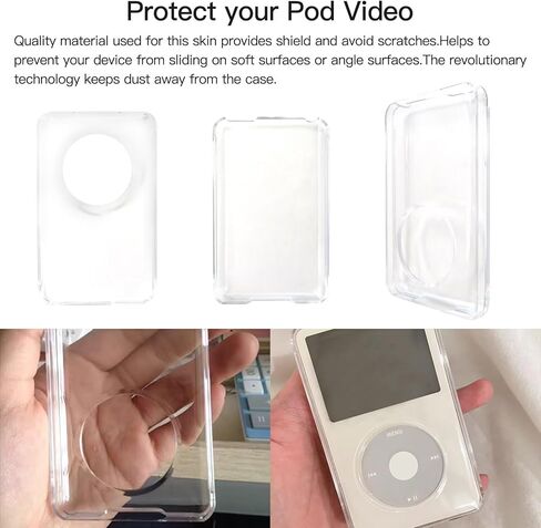 Ultra Slim Crystal Shell for iPod Classic – Protective Cover for All Classic Models in Saudi Arabia