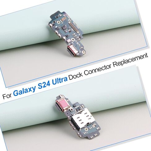 Charging Port Replacement for Samsung Galaxy S24 Ultra 5G USB Dock Connector Flex Cable for Samsung S24 Ultra 5G SM-S928U SM-S928U1 Charger Board Flex Cable Assembly with Tools in Saudi Arabia