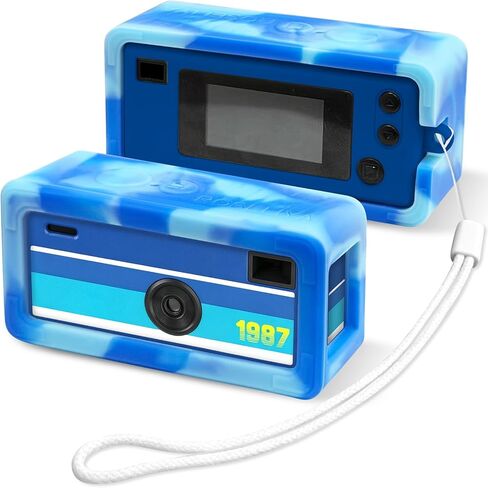 Silicone Case for Kodak Charmera Keychain Digital Camera - Shockproof Protective Cover with Precise Cutouts, Anti-Yellowing Premium Silicone Material for Mini Camera (Strawberry Milk) in Saudi Arabia