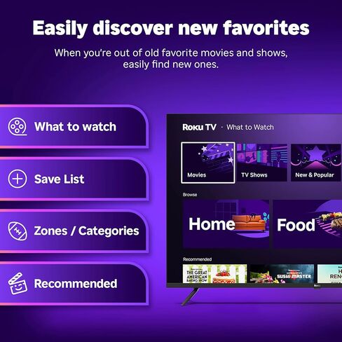 تلفزيون Roku الذكي - سلسلة مختارة مقاس 43 بوصة، تلفزيون 4K HDR - RokuTV مع جهاز تحكم عن بعد صوتي محسّن - تلفزيون LED بشاشة مسطحة مع شبكة Wi-Fi لبث الأخبار المحلية المباشرة والرياضة والترفيه العائلي in Saudi Arabia