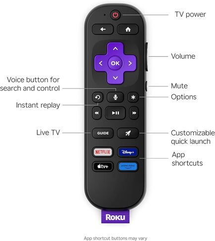 تلفزيون Roku الذكي - سلسلة مختارة مقاس 43 بوصة، تلفزيون 4K HDR - RokuTV مع جهاز تحكم عن بعد صوتي محسّن - تلفزيون LED بشاشة مسطحة مع شبكة Wi-Fi لبث الأخبار المحلية المباشرة والرياضة والترفيه العائلي in Saudi Arabia