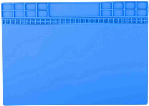 350MMX250MM وسادة عازلة للحرارة منصة صيانة احترافية للهاتف والكمبيوتر والاستخدام المريح (رمادي) in Kuwait