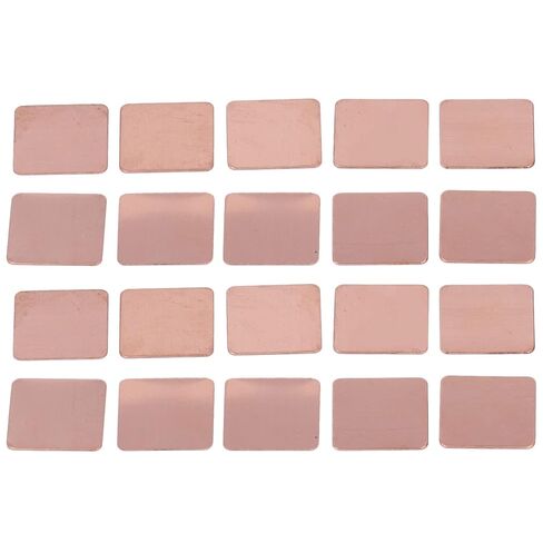 Gavigain Copper Heat Sink Shim Strong Thermal Conductivity Copper Thermal Pad for Laptop CPU GPU Cooling Upgrade (0.5mm) in Saudi Arabia