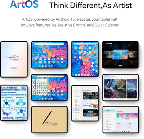 تابلت TECLAST Artpadpro Android 15، شاشة 12.7 بوصة 2176 × 1600، 20 جيجابايت + 256 جيجابايت، Gemini AI، 10000 مللي أمبير + 30 وات شحن سريع، تابلت 13 بوصة مع Widevine L1، 5G WiFi، 4G LTE، GPS - يتضمن قلم in Saudi Arabia