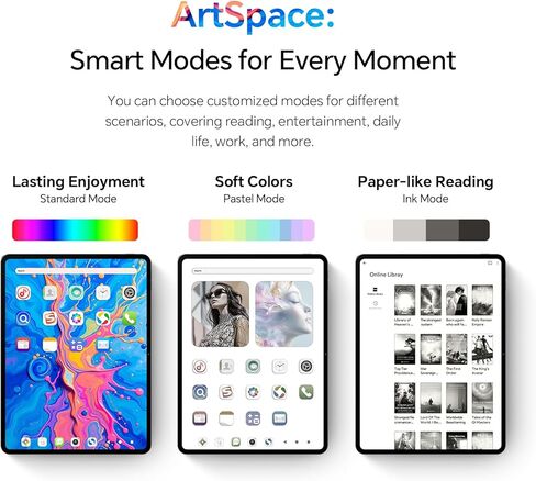 تابلت TECLAST Artpadpro Android 15، شاشة 12.7 بوصة 2176 × 1600، 20 جيجابايت + 256 جيجابايت، Gemini AI، 10000 مللي أمبير + 30 وات شحن سريع، تابلت 13 بوصة مع Widevine L1، 5G WiFi، 4G LTE، GPS - يتضمن قلم in Saudi Arabia