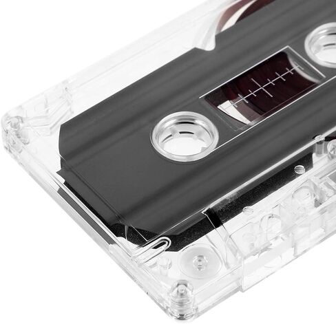 4pcs 60-Minute Blank Cassette Tapes Recordable Audio Tapes for Speech Recording DIY Retro Party Messages Compatible with Players in Saudi Arabia