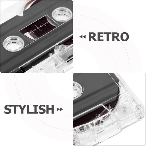 4pcs 60-Minute Blank Cassette Tapes Recordable Audio Tapes for Speech Recording DIY Retro Party Messages Compatible with Players in Saudi Arabia