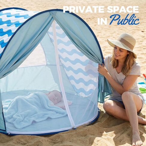 Pop Up Beach Sun Shelter: Instant UV Protection for Family - Portable & Lightweight Canopy- for Camping Travel Park & Outdoor in Saudi Arabia