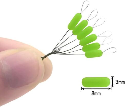 600 Pieces Super Big Fishing Stops Soft Silicone Fishing Bobber Stopper,Beads Float Sinker Stops in Saudi Arabia