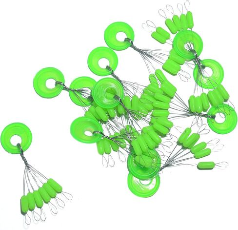 600 Pieces Super Big Fishing Stops Soft Silicone Fishing Bobber Stopper,Beads Float Sinker Stops in Saudi Arabia