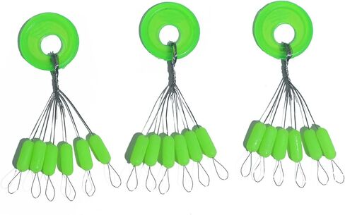 600 Pieces Super Big Fishing Stops Soft Silicone Fishing Bobber Stopper,Beads Float Sinker Stops in Saudi Arabia