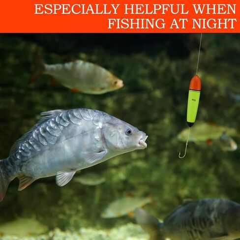 Outus 10 Pcs EVA Sea Bass Fishing Floats Set (10g-120g) Fishing Floats Slip Bobbers, EVA Slider Bobbers, Freshwater Saltwater in Saudi Arabia